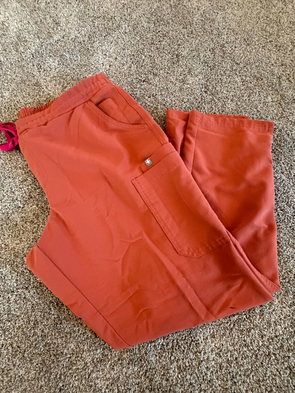 FIGS Women YOLA Scrub Pants- ORANGE